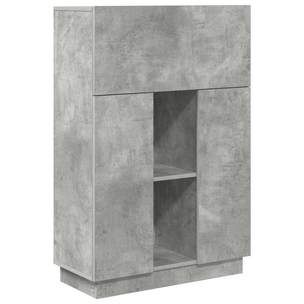 Schreibtisch Betongrau 71.5 x 31.5 x 106.5 cm Holzwerkstoff