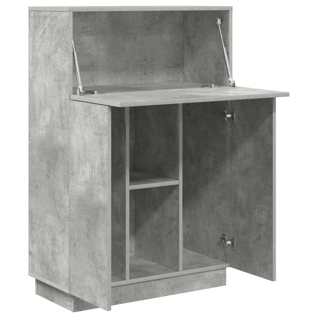 Schreibtisch Betongrau 71.5 x 31.5 x 106.5 cm Holzwerkstoff