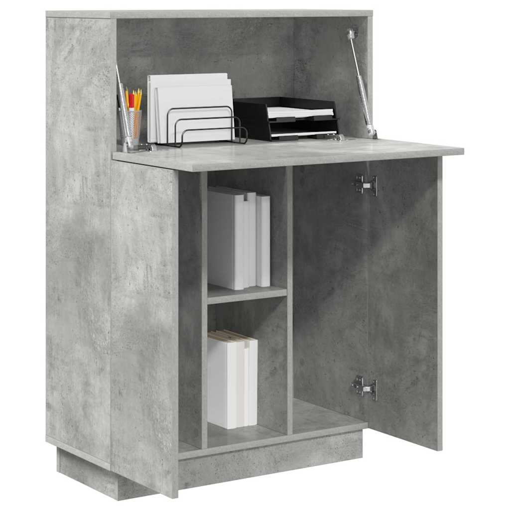 Schreibtisch Betongrau 71.5 x 31.5 x 106.5 cm Holzwerkstoff