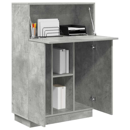 Schreibtisch Betongrau 71.5 x 31.5 x 106.5 cm Holzwerkstoff