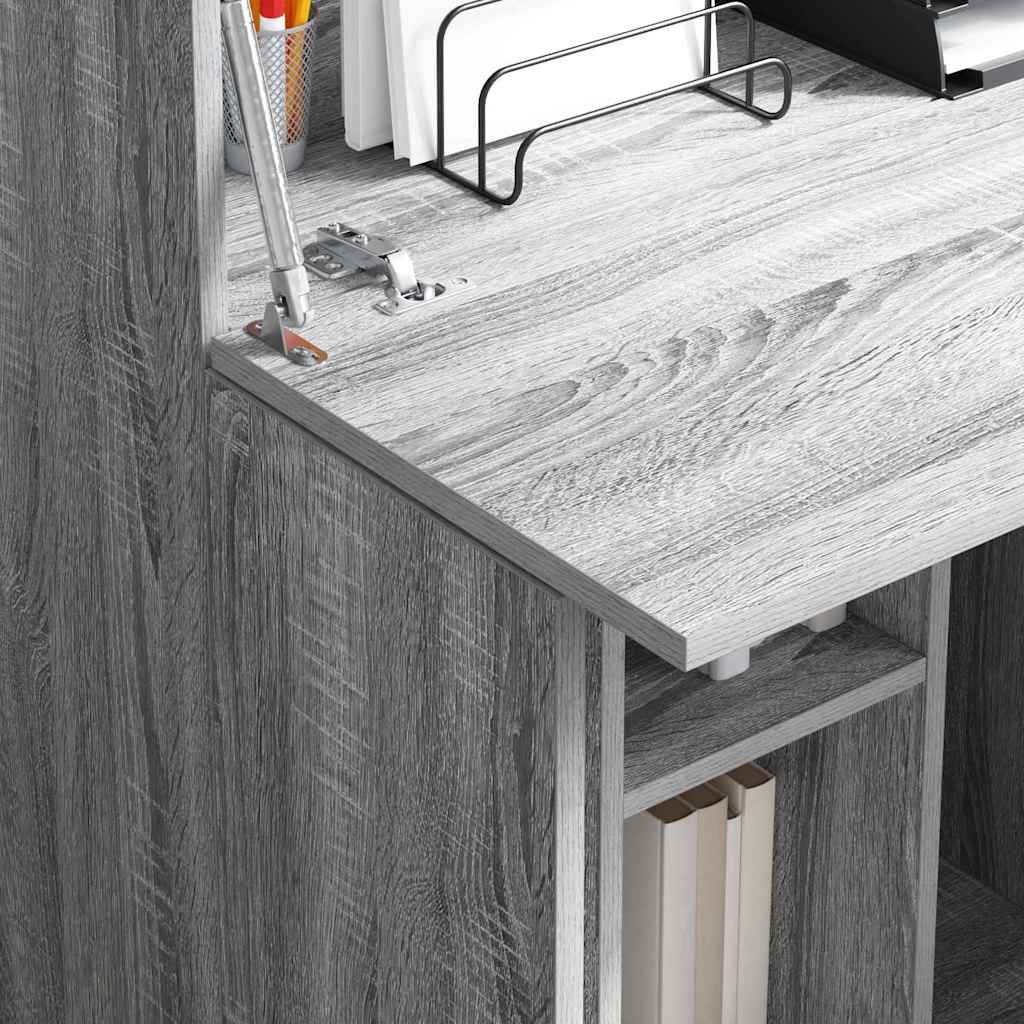 Schreibtisch Graues Sonoma Holzwerkstoff 71.5 x 31.5 x 106.5 cm