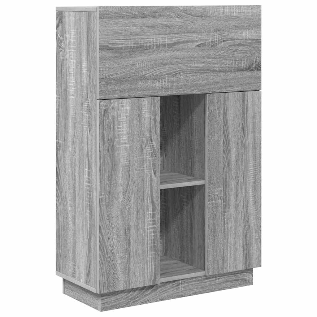 Schreibtisch Graues Sonoma Holzwerkstoff 71.5 x 31.5 x 106.5 cm