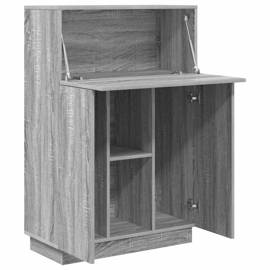 Schreibtisch Graues Sonoma Holzwerkstoff 71.5 x 31.5 x 106.5 cm