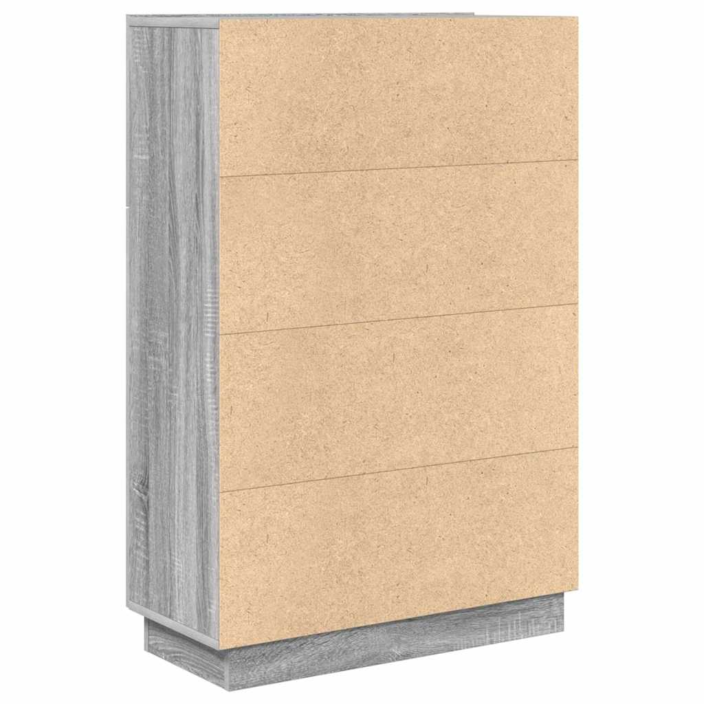 Schreibtisch Graues Sonoma Holzwerkstoff 71.5 x 31.5 x 106.5 cm