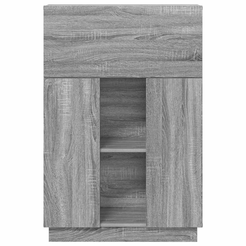 Schreibtisch Graues Sonoma Holzwerkstoff 71.5 x 31.5 x 106.5 cm