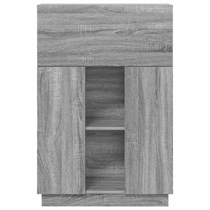 Schreibtisch Graues Sonoma Holzwerkstoff 71.5 x 31.5 x 106.5 cm