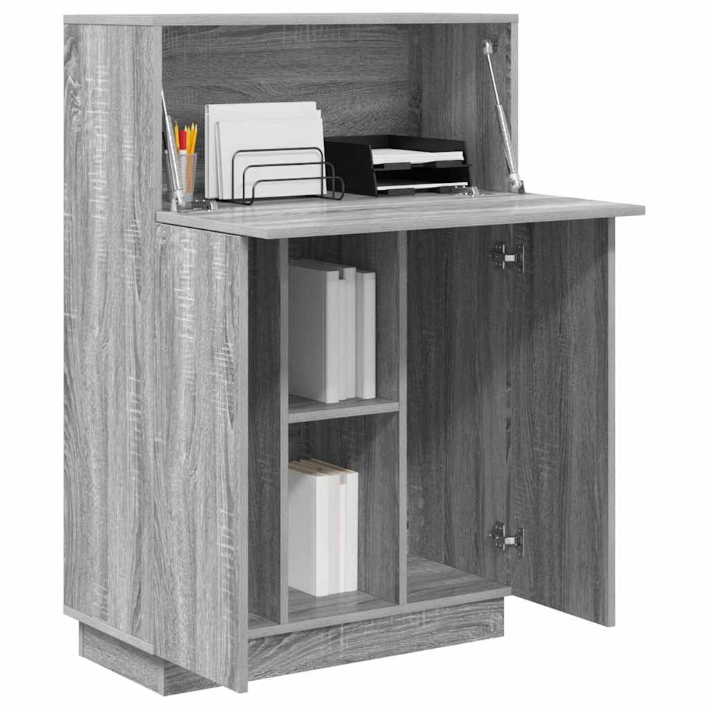 Schreibtisch Graues Sonoma Holzwerkstoff 71.5 x 31.5 x 106.5 cm