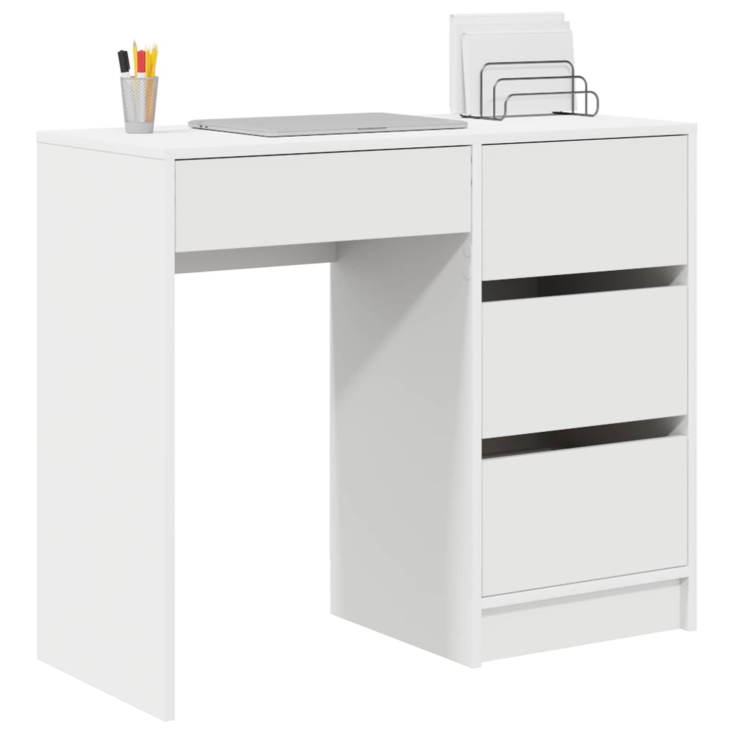 Schreibtisch Weiß Holzwerkstoff 90 x 37,5 x 75 cm