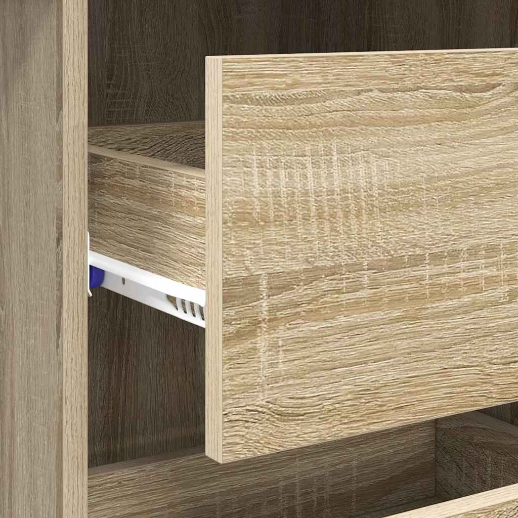 Schreibtisch Sonoma-Eiche Holzwerkstoff 90 x 37,5 x 75 cm