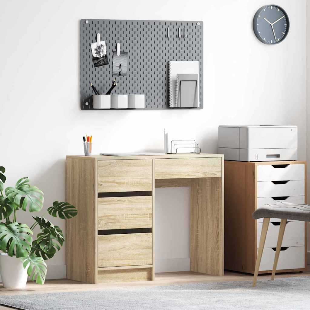 Schreibtisch Sonoma-Eiche Holzwerkstoff 90 x 37,5 x 75 cm