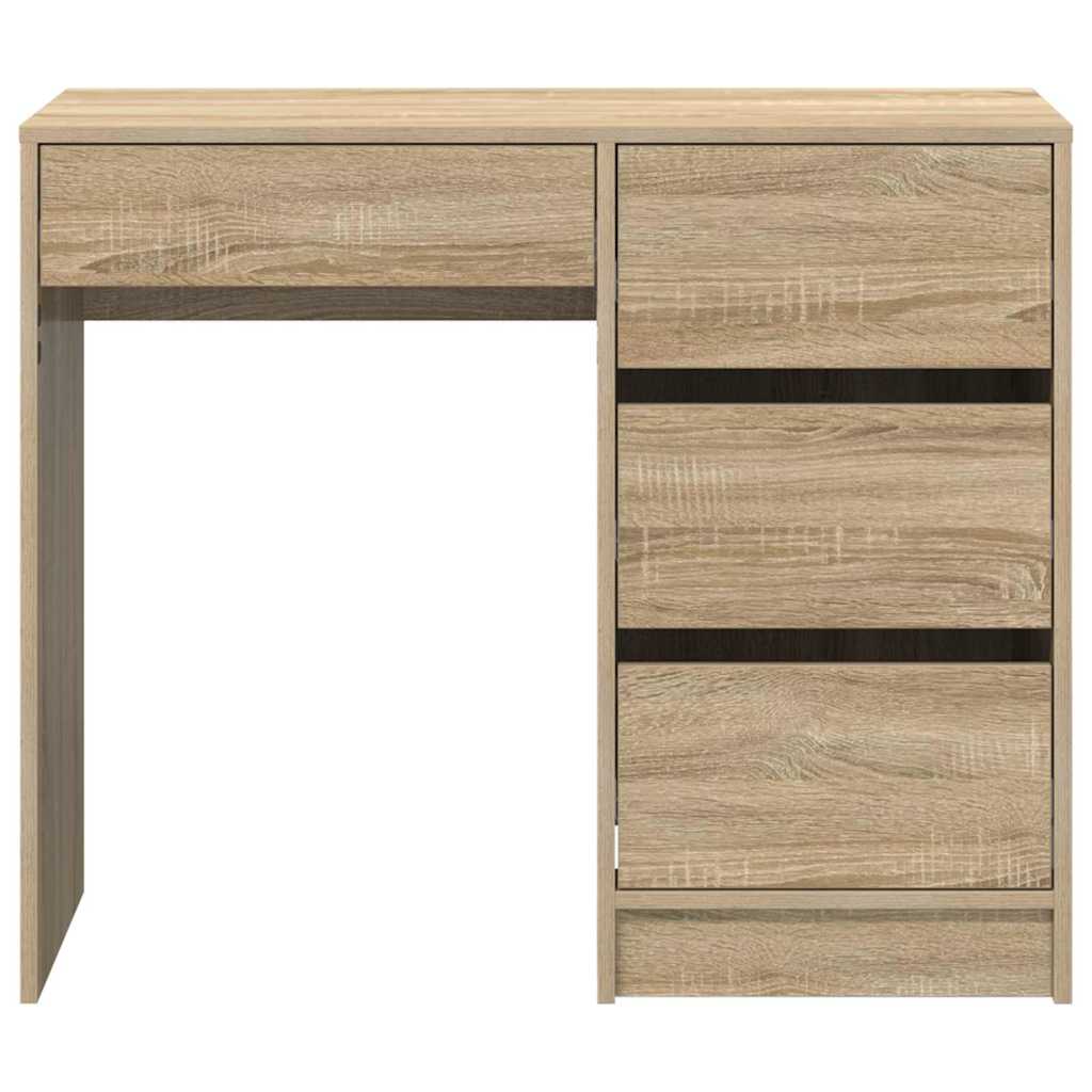 Schreibtisch Sonoma-Eiche Holzwerkstoff 90 x 37,5 x 75 cm