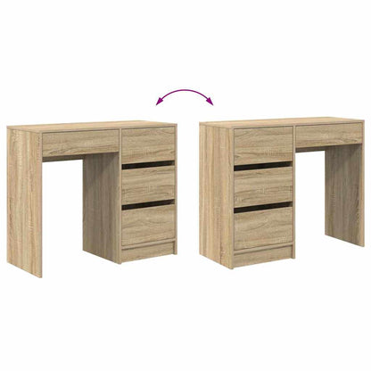 Schreibtisch Sonoma-Eiche Holzwerkstoff 90 x 37,5 x 75 cm