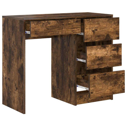 Schreibtisch Geräucherte Eiche Holzwerkstoff 90 x 37,5 x 75 cm