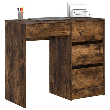 Schreibtisch Geräucherte Eiche Holzwerkstoff 90 x 37,5 x 75 cm