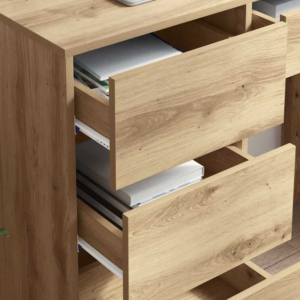 Schreibtisch Artisan-Eiche Holzwerkstoff 90 x 37,5 x 75 cm