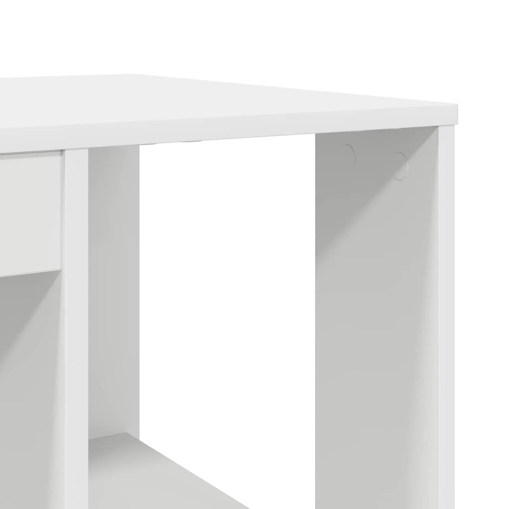 Schreibtisch Weiß Holzwerkstoff 130 x 50.5 x 75 cm