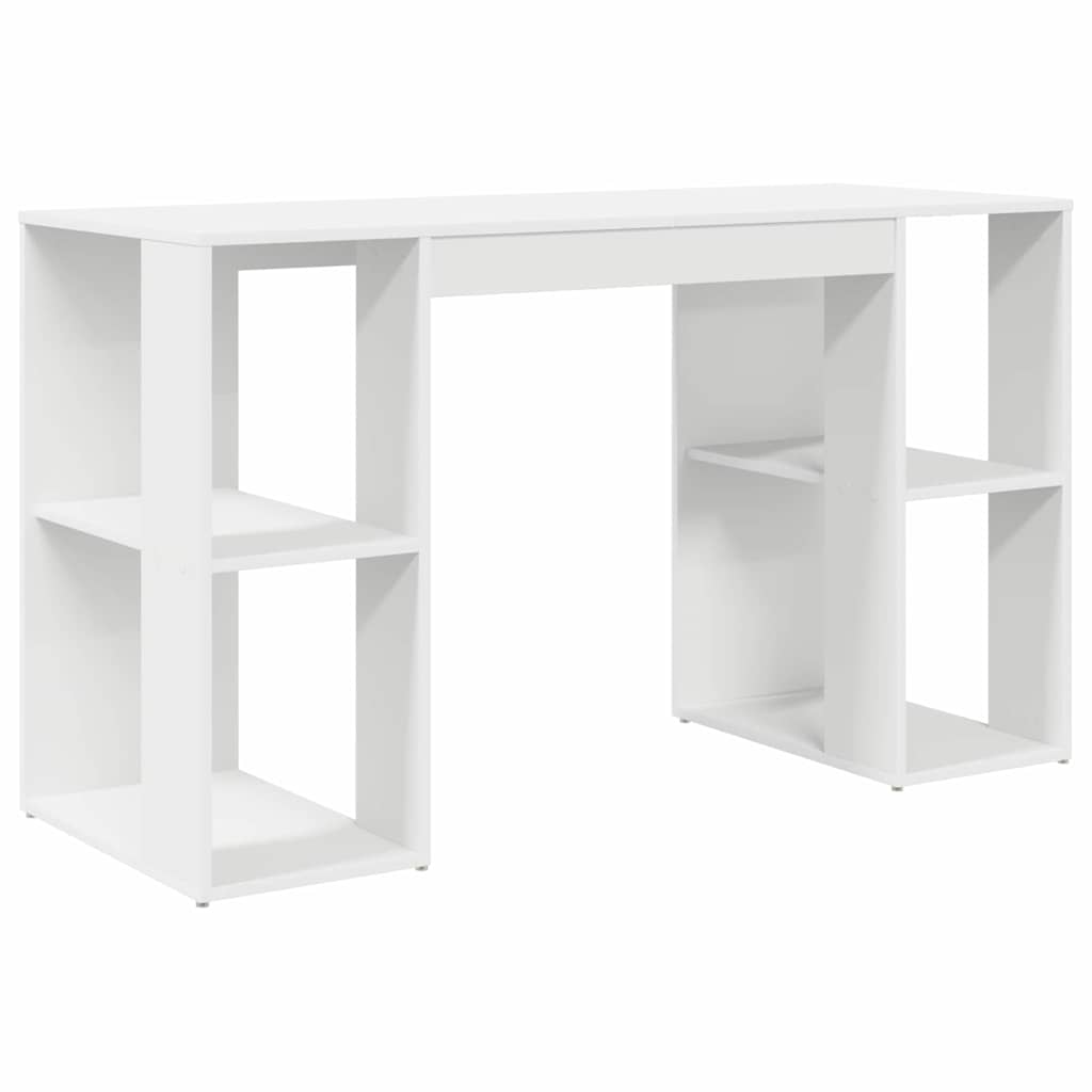 Schreibtisch Weiß Holzwerkstoff 130 x 50.5 x 75 cm