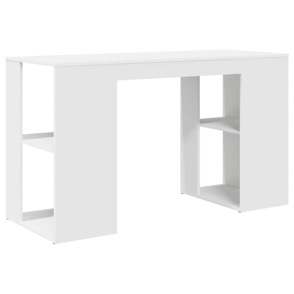 Schreibtisch Weiß Holzwerkstoff 130 x 50.5 x 75 cm