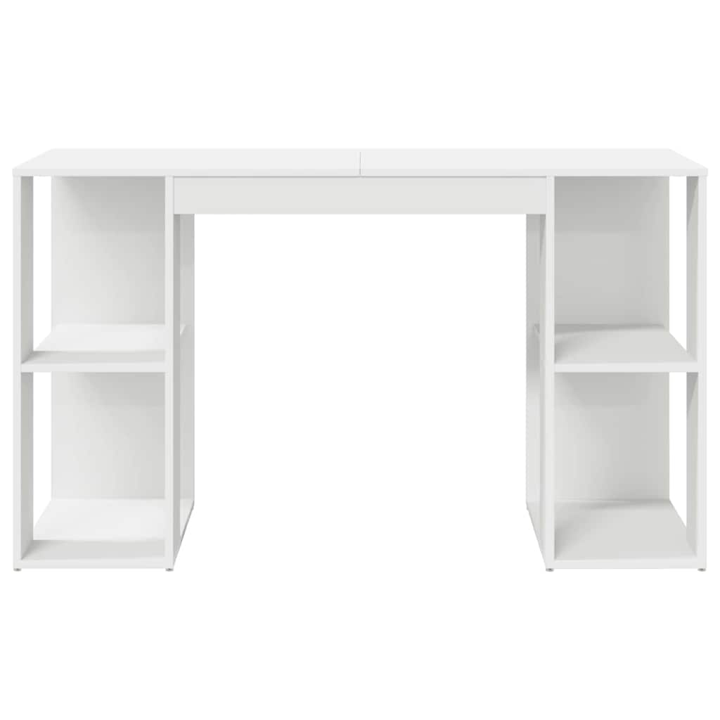 Schreibtisch Weiß Holzwerkstoff 130 x 50.5 x 75 cm