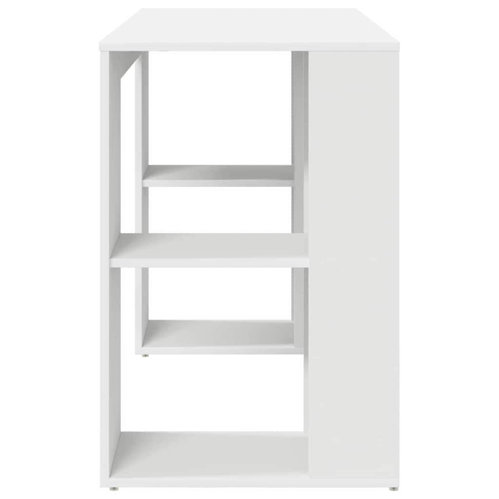 Schreibtisch Weiß Holzwerkstoff 130 x 50.5 x 75 cm