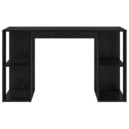 Schreibtisch Schwarz Eichen-Optik Holzwerkstoff