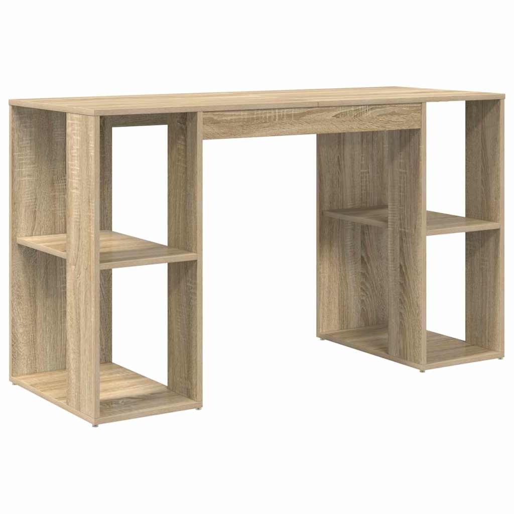 Schreibtisch Sonoma-Eiche Holzwerkstoff 130 x 50.5 x 75 cm