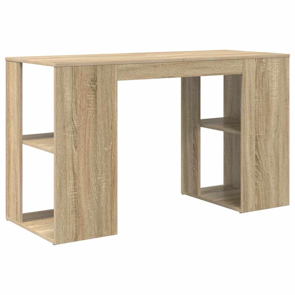 Schreibtisch Sonoma-Eiche Holzwerkstoff 130 x 50.5 x 75 cm