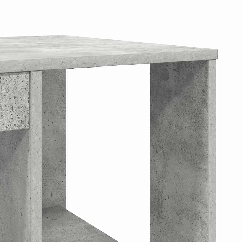 Schreibtisch Beton Grau Holzwerkstoff 130 x 50.5 x 75 cm