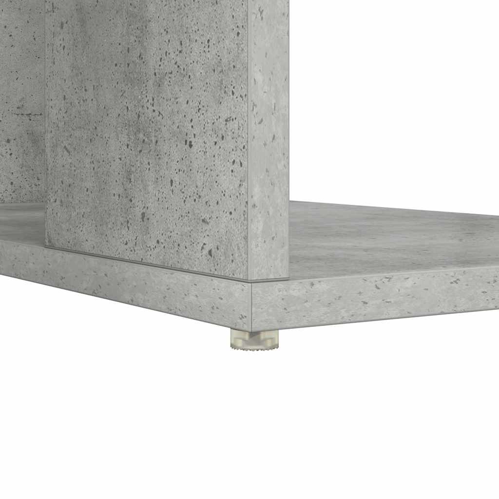 Schreibtisch Beton Grau Holzwerkstoff 130 x 50.5 x 75 cm