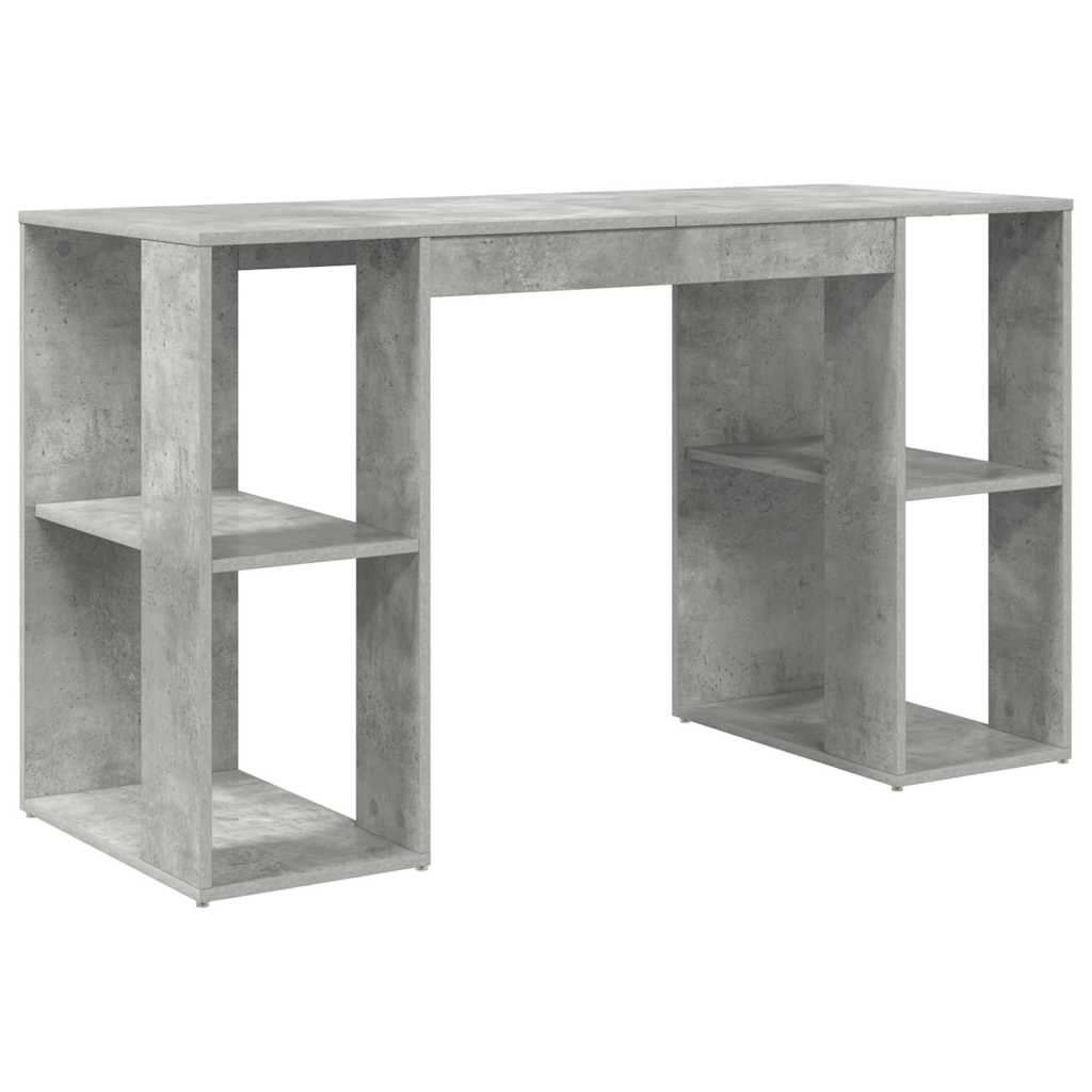 Schreibtisch Beton Grau Holzwerkstoff 130 x 50.5 x 75 cm