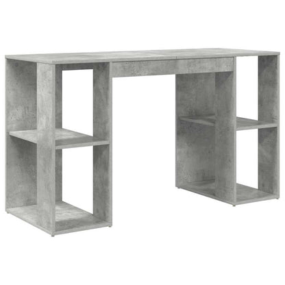 Schreibtisch Beton Grau Holzwerkstoff 130 x 50.5 x 75 cm