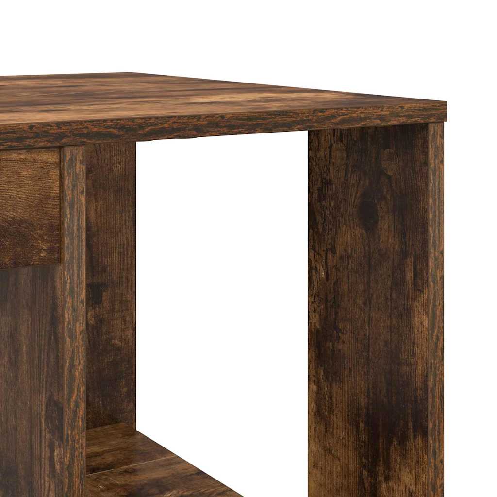 Schreibtisch Geräucherte Eiche Holzwerkstoff 130 x 50.5 x 75 cm