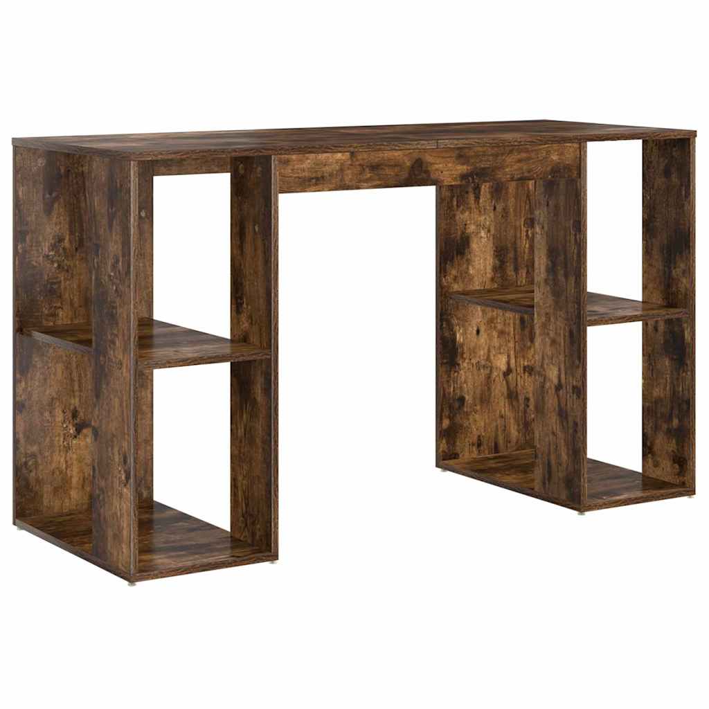 Schreibtisch Geräucherte Eiche Holzwerkstoff 130 x 50.5 x 75 cm