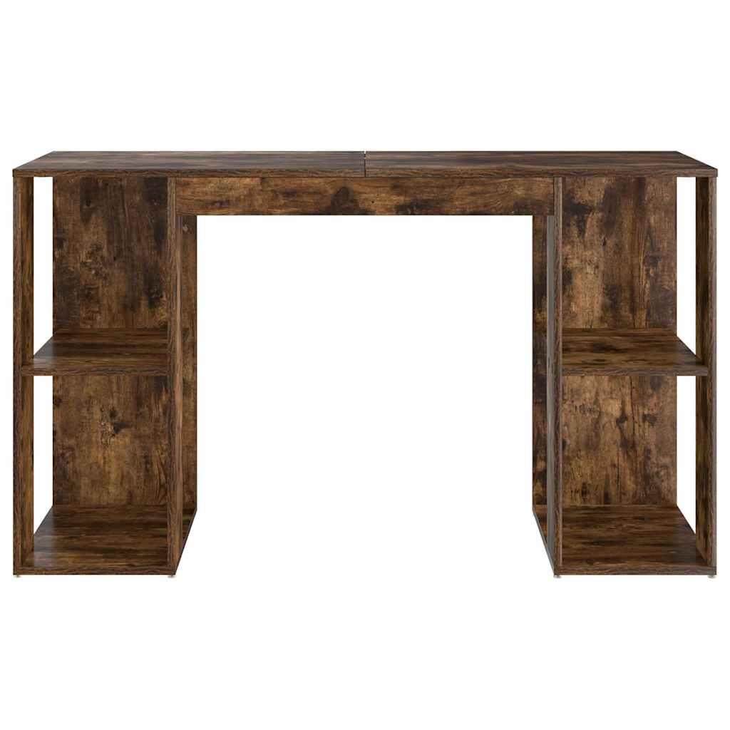 Schreibtisch Geräucherte Eiche Holzwerkstoff 130 x 50.5 x 75 cm