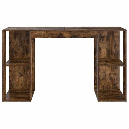 Schreibtisch Geräucherte Eiche Holzwerkstoff 130 x 50.5 x 75 cm
