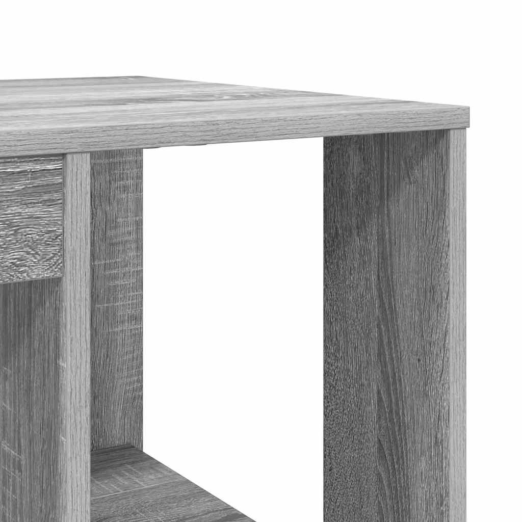 Schreibtisch Graues Sonoma Holzwerkstoff 130 x 50.5 x 75 cm