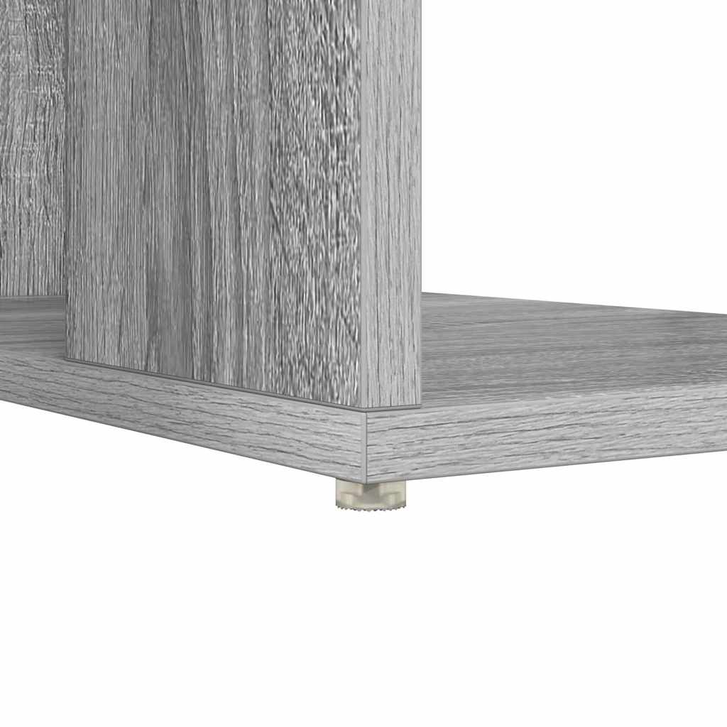 Schreibtisch Graues Sonoma Holzwerkstoff 130 x 50.5 x 75 cm
