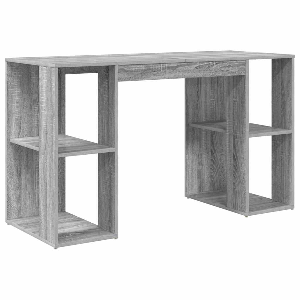 Schreibtisch Graues Sonoma Holzwerkstoff 130 x 50.5 x 75 cm