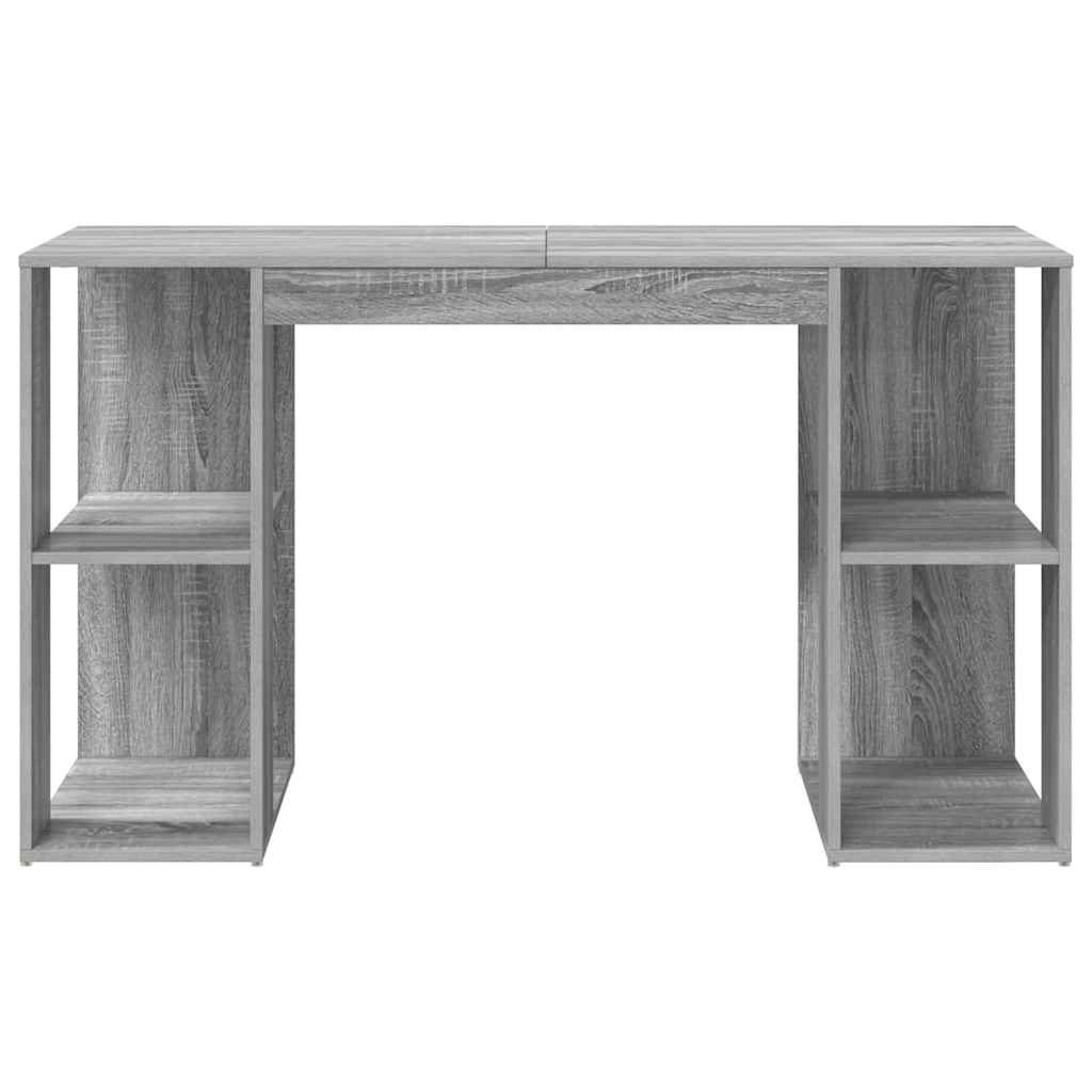 Schreibtisch Graues Sonoma Holzwerkstoff 130 x 50.5 x 75 cm