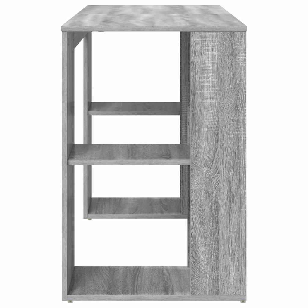 Schreibtisch Graues Sonoma Holzwerkstoff 130 x 50.5 x 75 cm