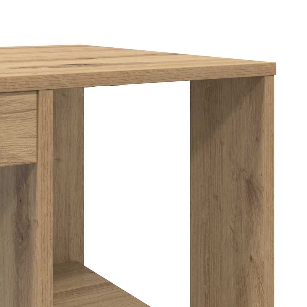 Schreibtisch Artisan-Eiche Holzwerkstoff 130 x 50.5 x 75 cm