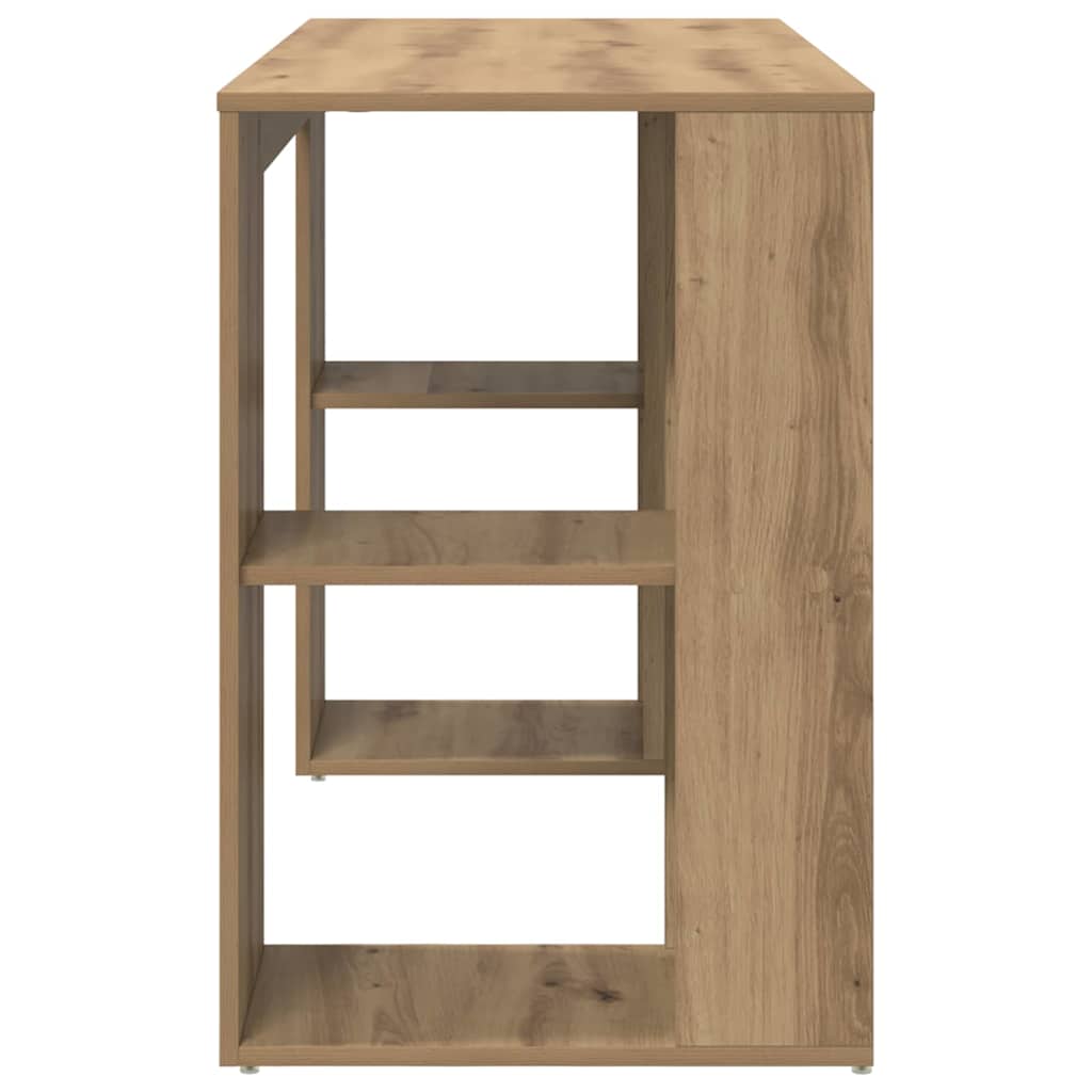 Schreibtisch Artisan-Eiche Holzwerkstoff 130 x 50.5 x 75 cm
