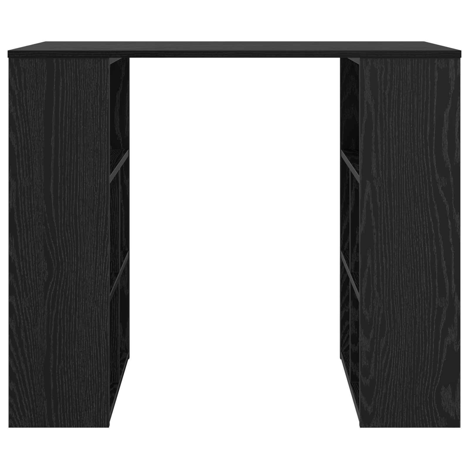 Schreibtisch Schwarz Eichen-Optik Holzwerkstoff 90 x 50 x 75 cm