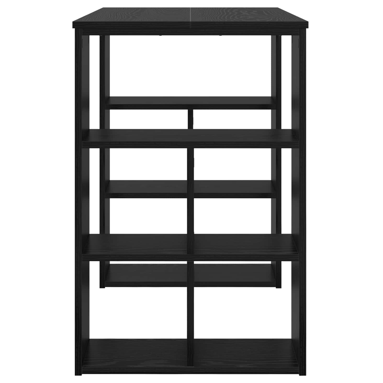 Schreibtisch Schwarz Eichen-Optik Holzwerkstoff 90 x 50 x 75 cm