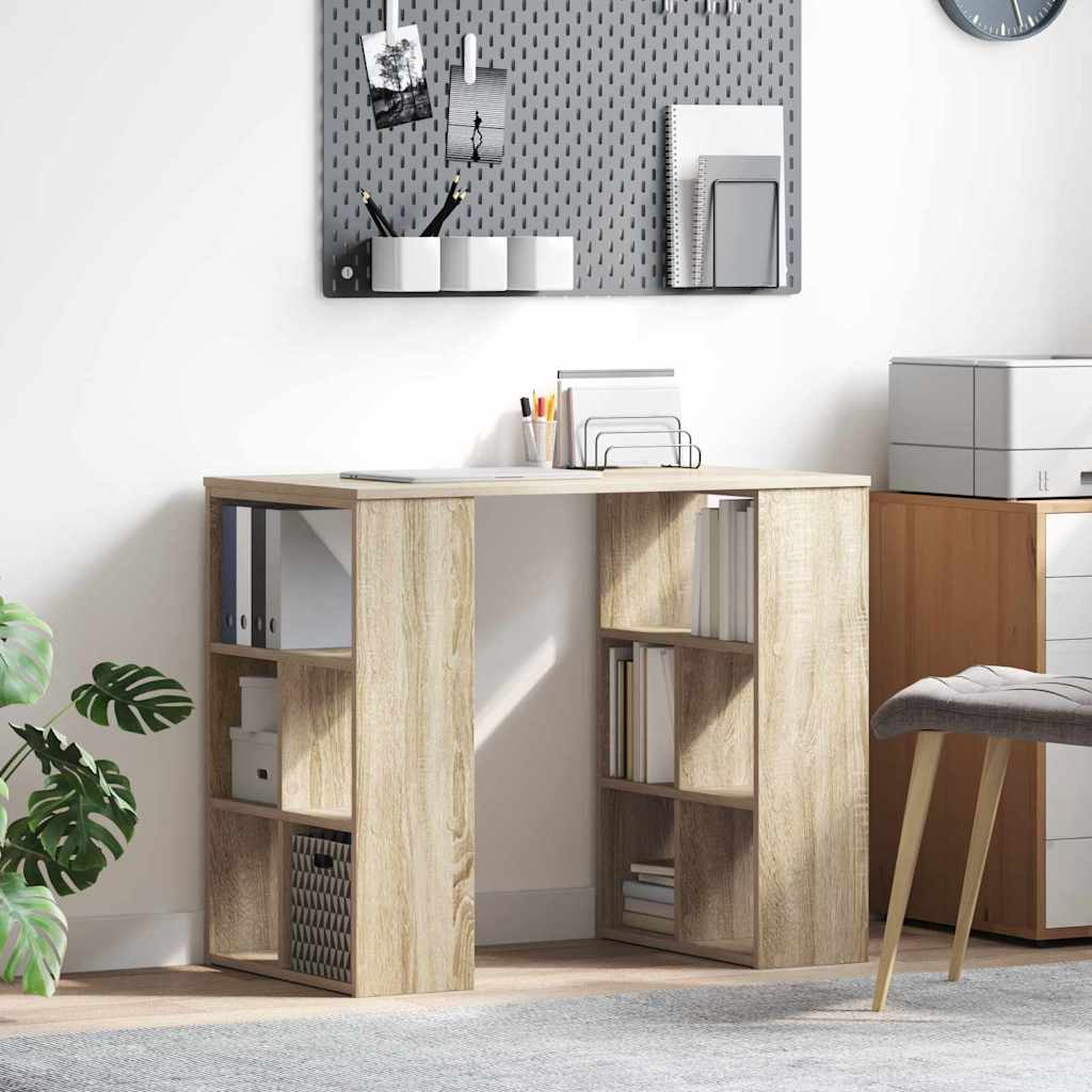 Schreibtisch Sonoma-Eiche Holzwerkstoff 90 x 50 x 75 cm