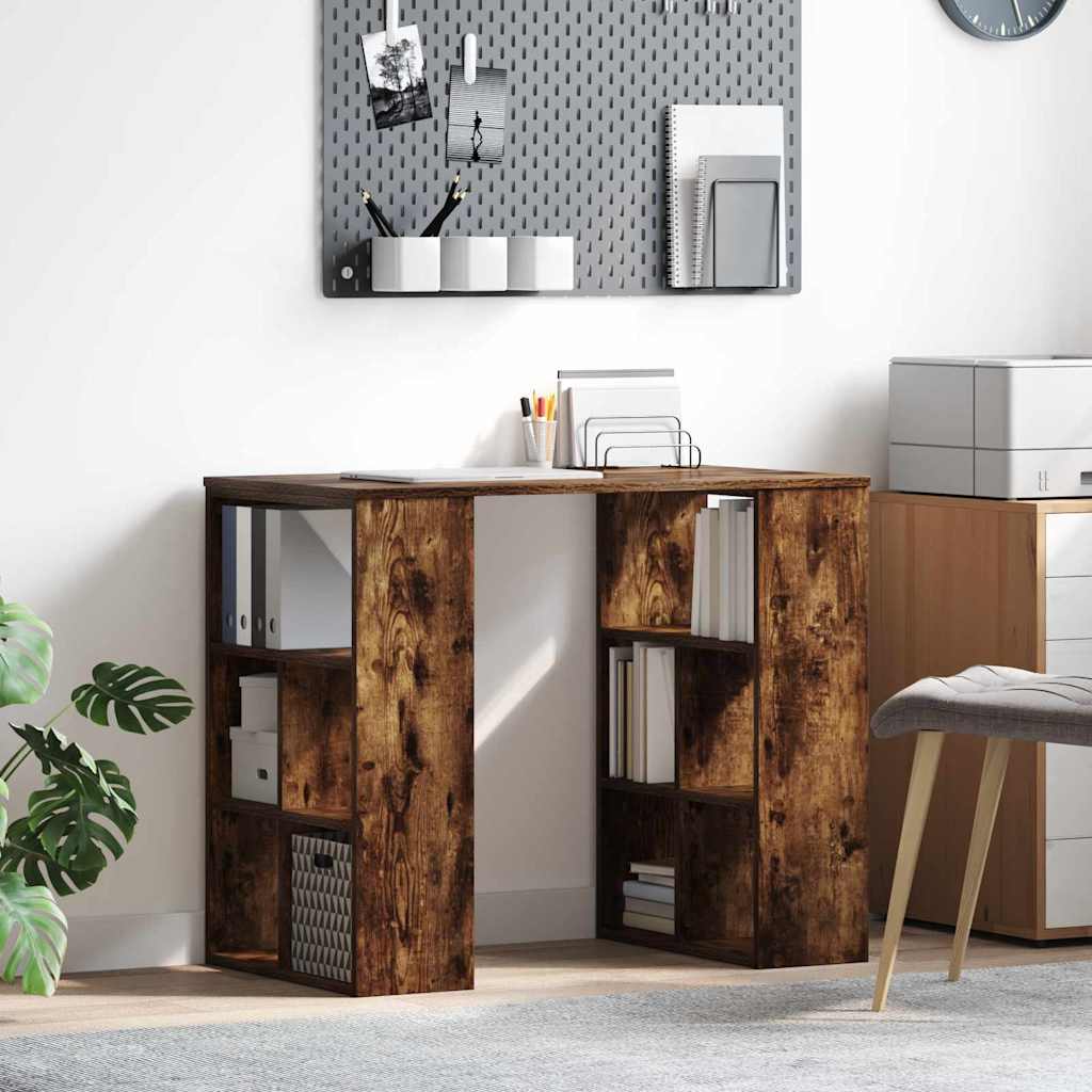 Schreibtisch Geräucherte Eiche Holzwerkstoff 90 x 50 x 75 cm
