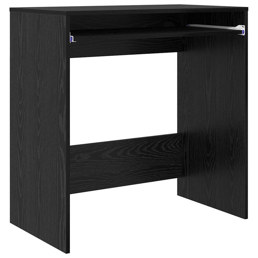 Schreibtisch Schwarz Eichen-Optik Holzwerkstoff