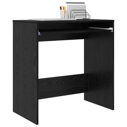 Schreibtisch Schwarz Eichen-Optik Holzwerkstoff