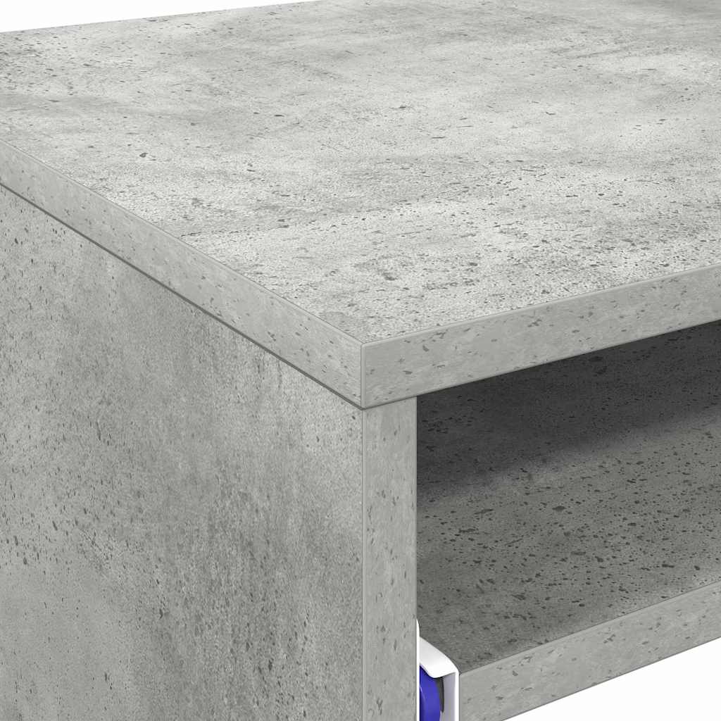 Schreibtisch Beton Grau Holzwerkstoff 77,5 x 43 x 79 cm