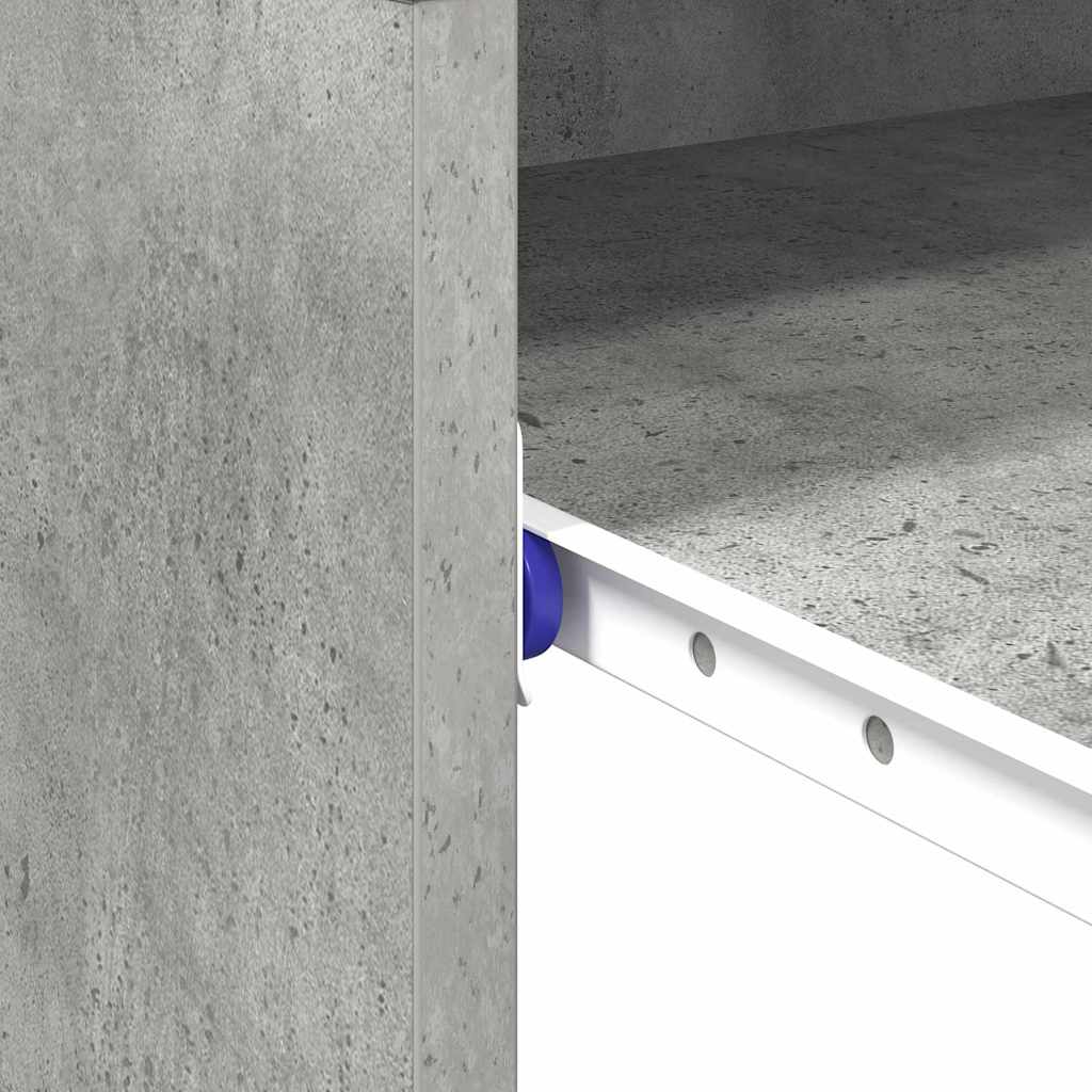 Schreibtisch Beton Grau Holzwerkstoff 77,5 x 43 x 79 cm